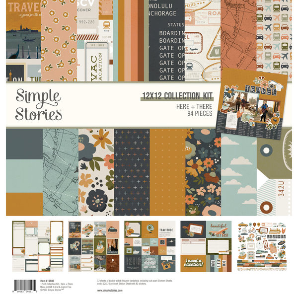 Simple Stories - Here + There: Collection Kit 12x12"