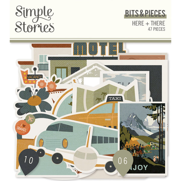Simple Stories - Here + There: Bits & Pieces