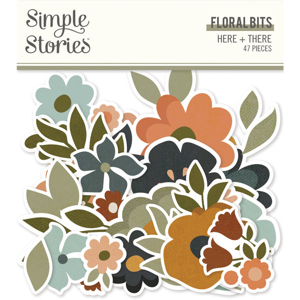 Simple Stories - Here + There: Floral Bits