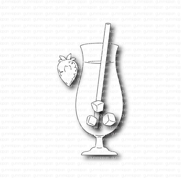 Gummiapan - Dies: Cocktail Glas (6 tlg.)