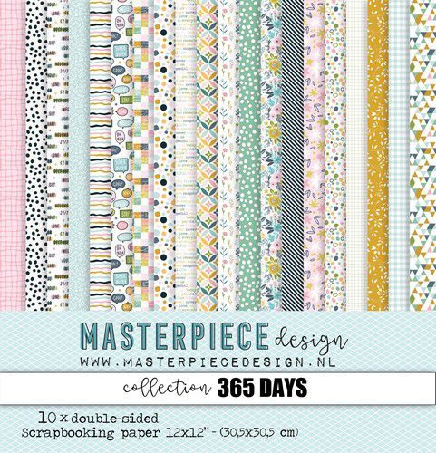 Masterpiece Design - 365 Days: Paper Collection 12x12" (10 Blatt)