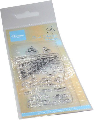 Marianne Design - Clear Stamps: Tiny' Border - Beach Poles (3 tlg.)