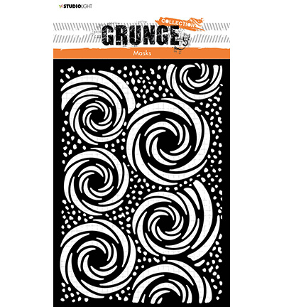 Studio Light - Mask Stencil:   Grunge Collection - Swirl