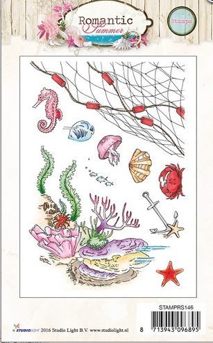 Studio Light - Clear Stamps: Romantic Summer - Under the Sea (10 tlg.)