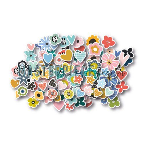 Masterpiece Design - Musthaves: Big Pack Die-Cuts (Stanzteile) - Flowers & Hearts