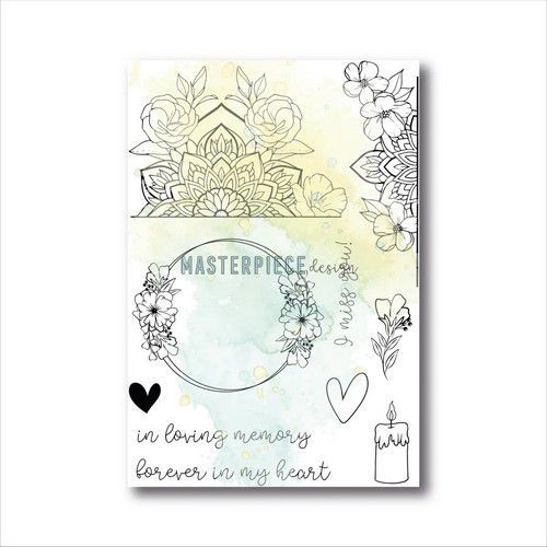 Masterpiece Design - Clear Stamps: I Miss You (4x6")