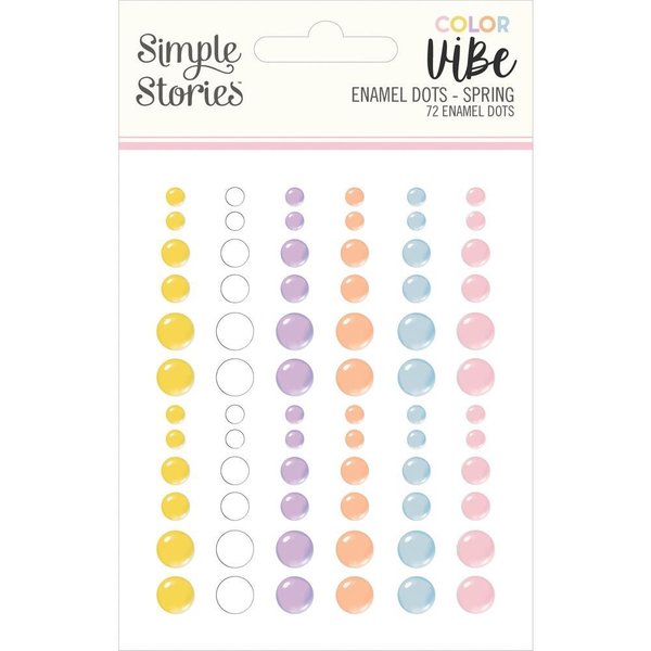 Simple Stories - Color Vibe: Enamel Dots - Spring