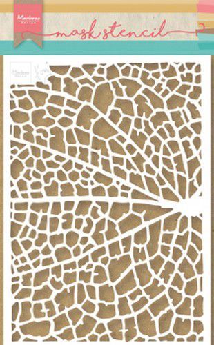 Marianne Design - Mask Stencil:  Tiny's Leaf Grain / Skelettblatt