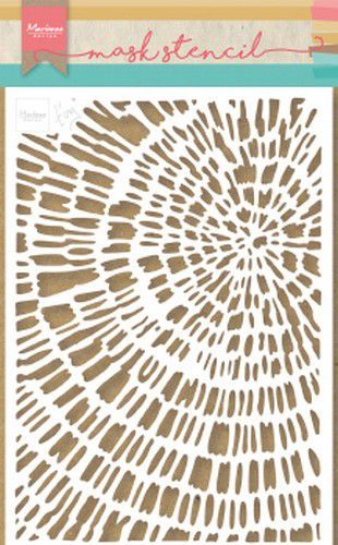 Marianne Design - Mask Stencil:  Tiny's Sliced Wood / Holzscheibe