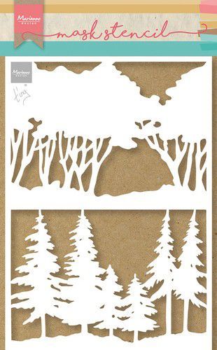 Marianne Design - Mask Stencil:  Tiny's Forest / Waldszene