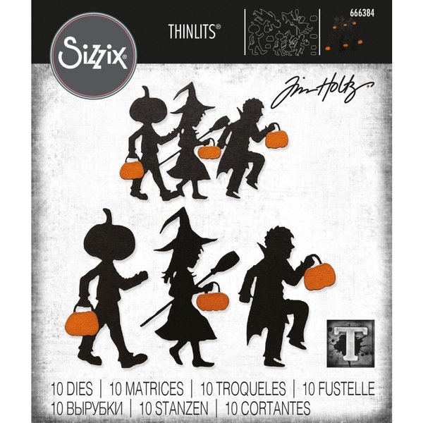 Tim Holtz - Sizzix Thinlits: Halloween Night (10 Dies)