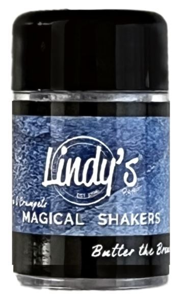 Lindy's Stamp Gang - Magical Shaker: Tea & Crumpets - Butter the Bread Blue