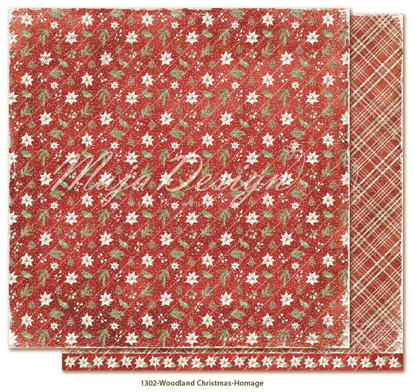 Maja Design: Woodland Christmas - Homage Paper 12x12"