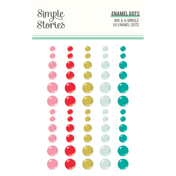 Simple Stories - Mix & A-Mingle: Enamel Dots