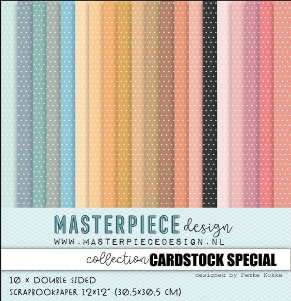 Masterpiece Design - Cardstock Special: Paper Collection 12x12" (10 Blatt)
