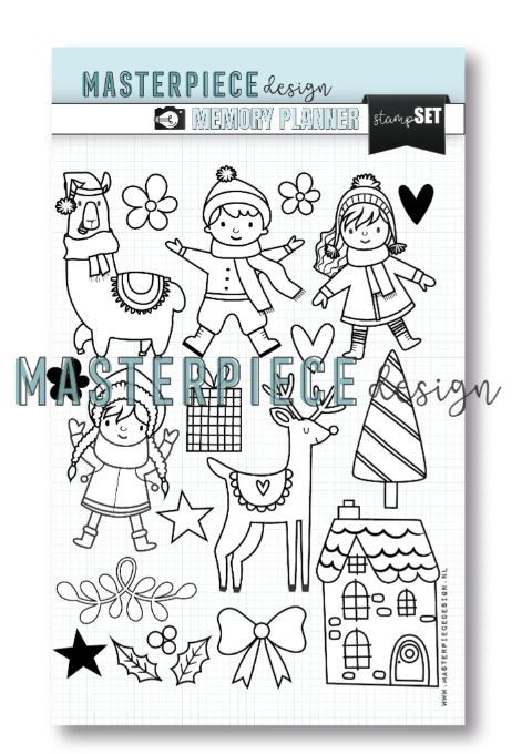 Masterpiece Design - Clear Stamps: Merry Memories (6x8")
