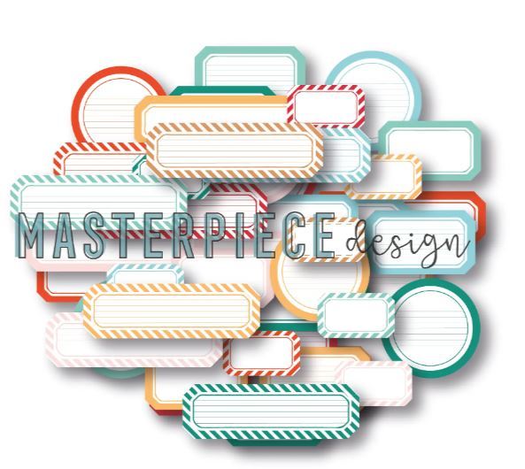 Masterpiece Design - 31 Days: Die-Cuts (Stanzteile) - Labels