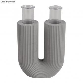 Rayher: Silikon Gießform - Vase U-Form geriffelt