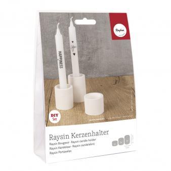Rayher: Bastelpackung - Raysin Kerzenhalter inkl. Silikon Gießform